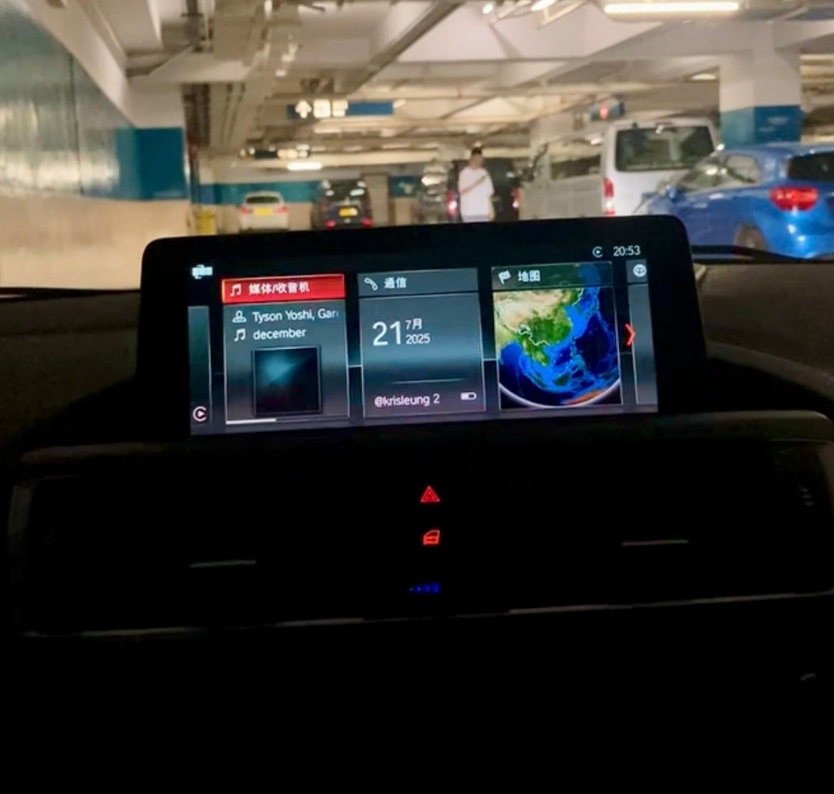 BMW F Series OEM CarPlay kit including OEM 8.8“ screen and EVO headunit