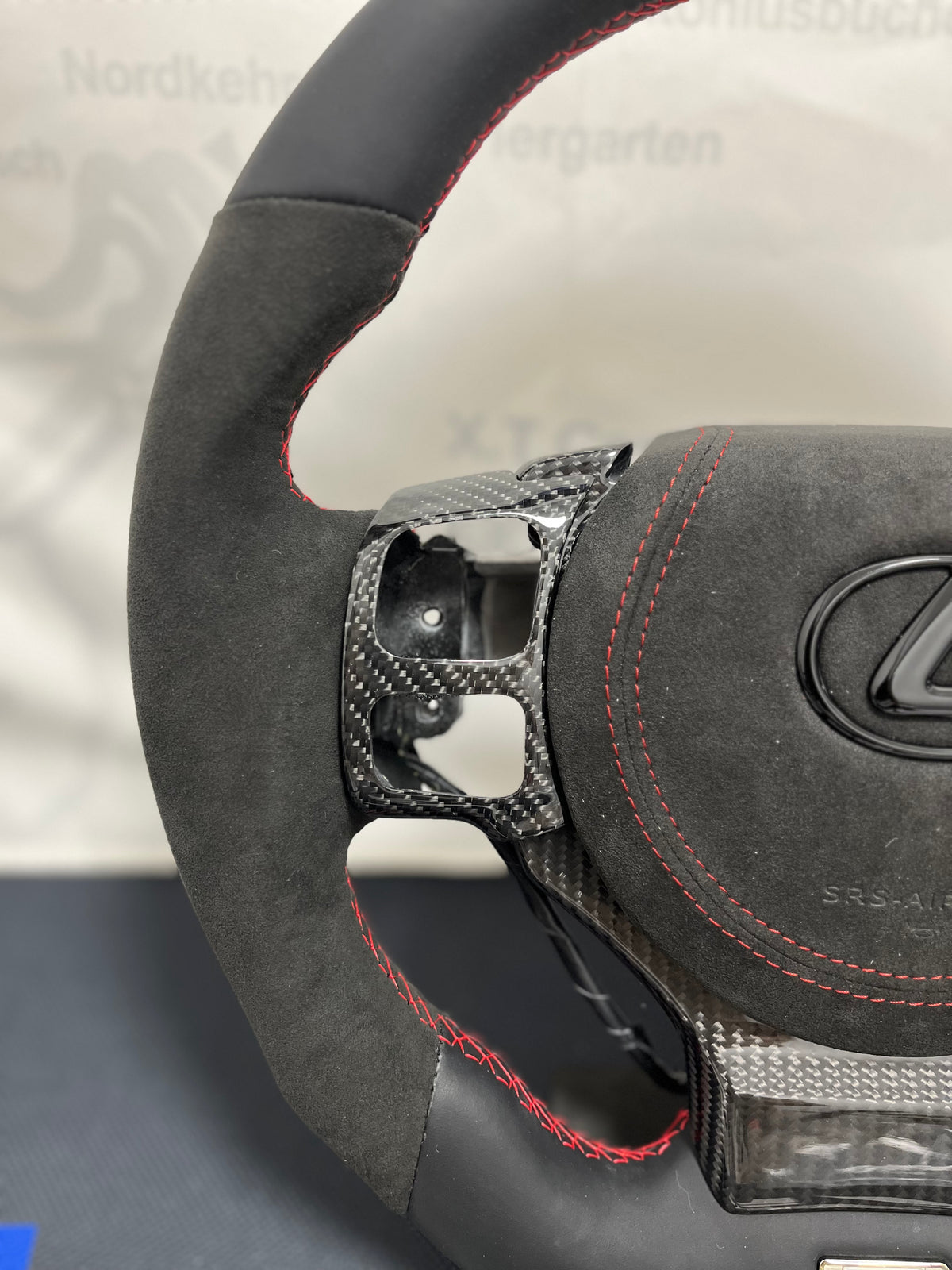 XT-M3 Alcantara-Leather-carbon Steering Wheel for Lexus IS/RC/CT/NX