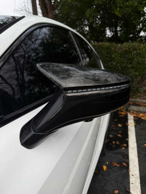 Carbon-Fiber Rear Mirror Cover for Lexus IS((2021~)