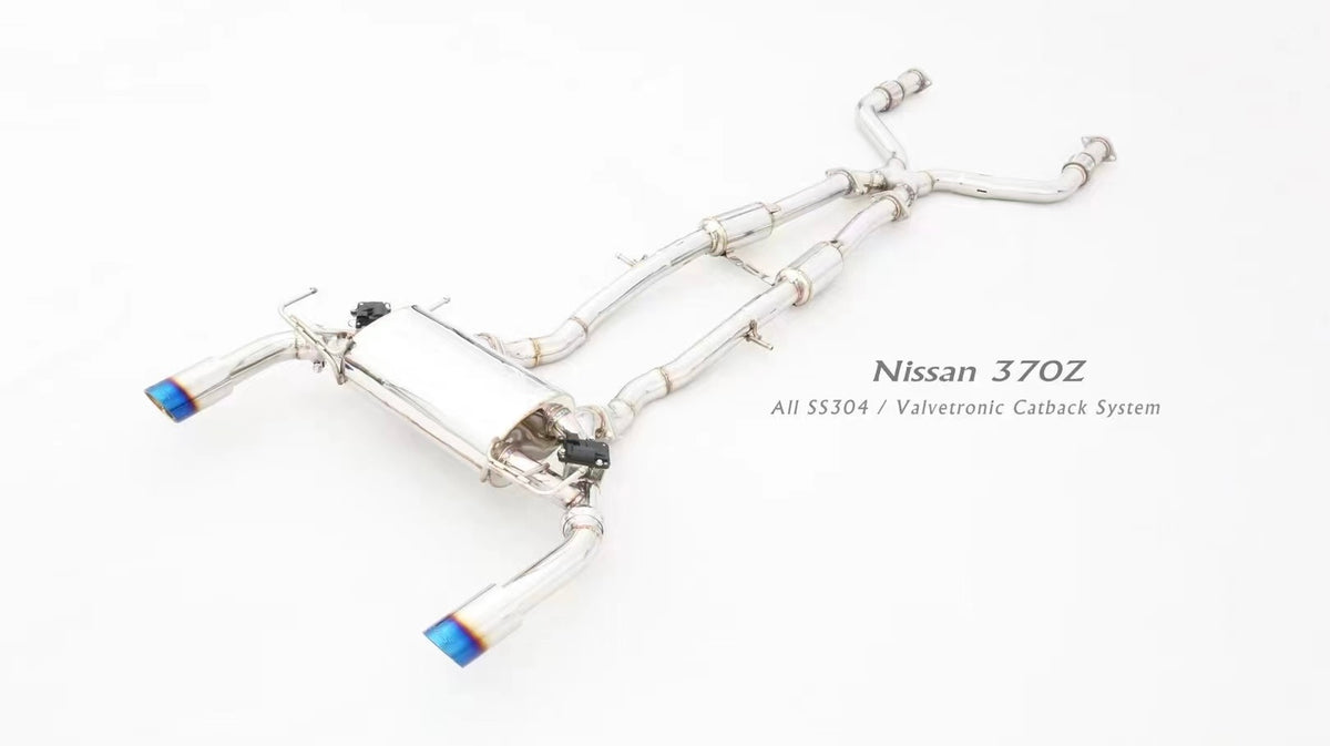 Valvetronic exhaust system for Nissan 370Z
