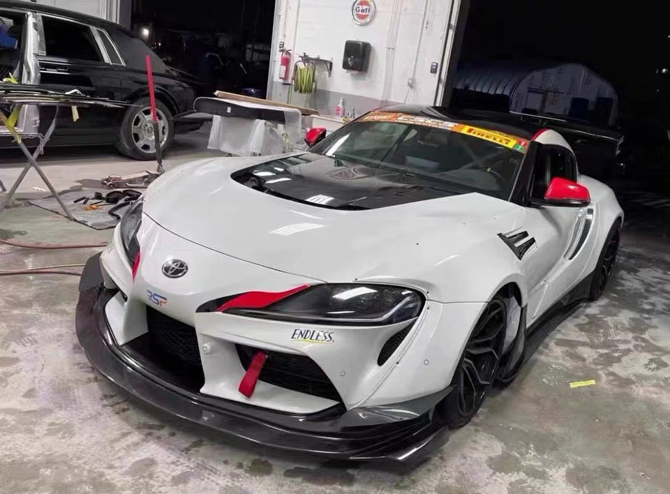 Varis-style front splitter for Supra A90/A91