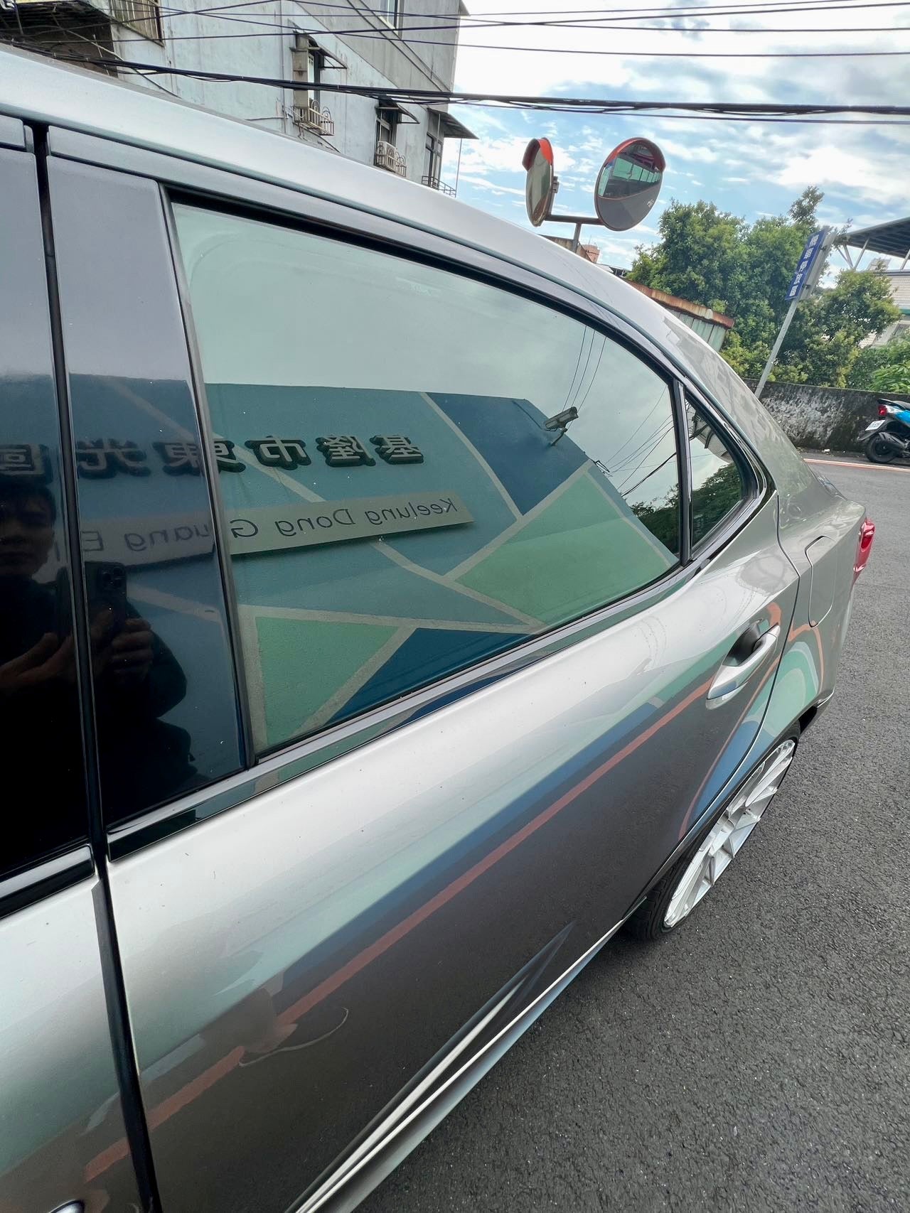 Gloss black window trim for Lexus IS(2013-2020）