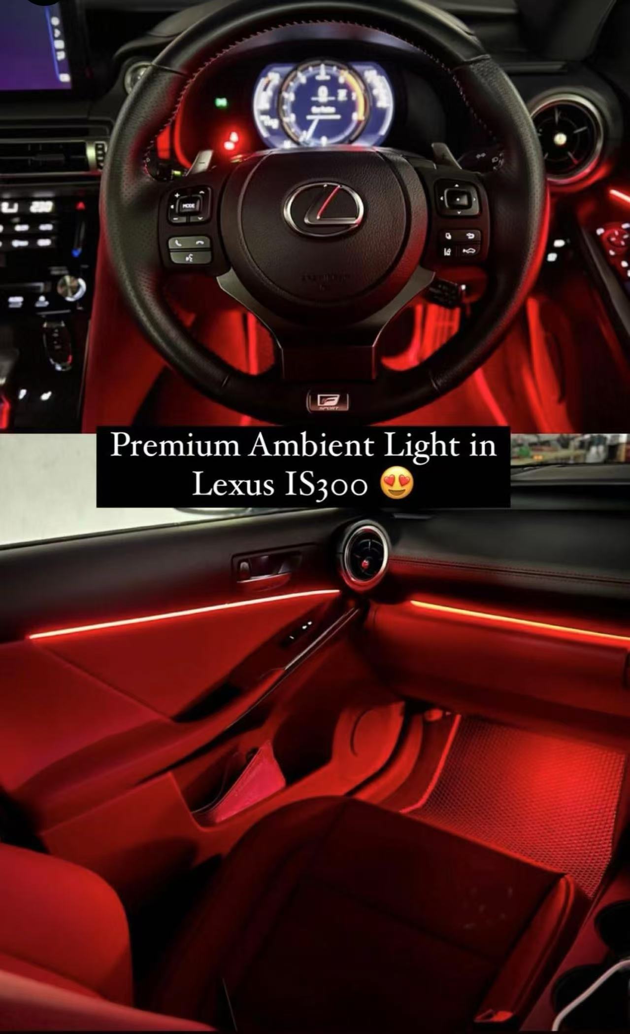 Ambient Light Strips for Lexus IS(2021-2025)