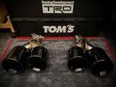 Separate quad exhaust tip for Lexus IS/RC