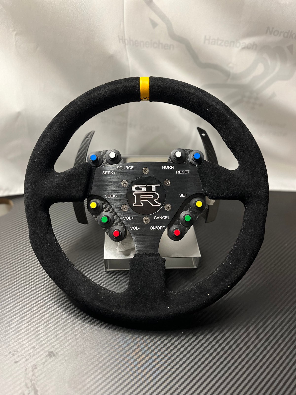 KMP-style Quick-release Steering Wheel for GTR R35