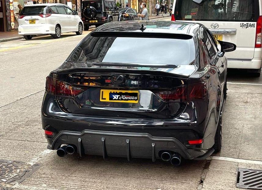 Tom's-style rear diffuser for Lexus GS