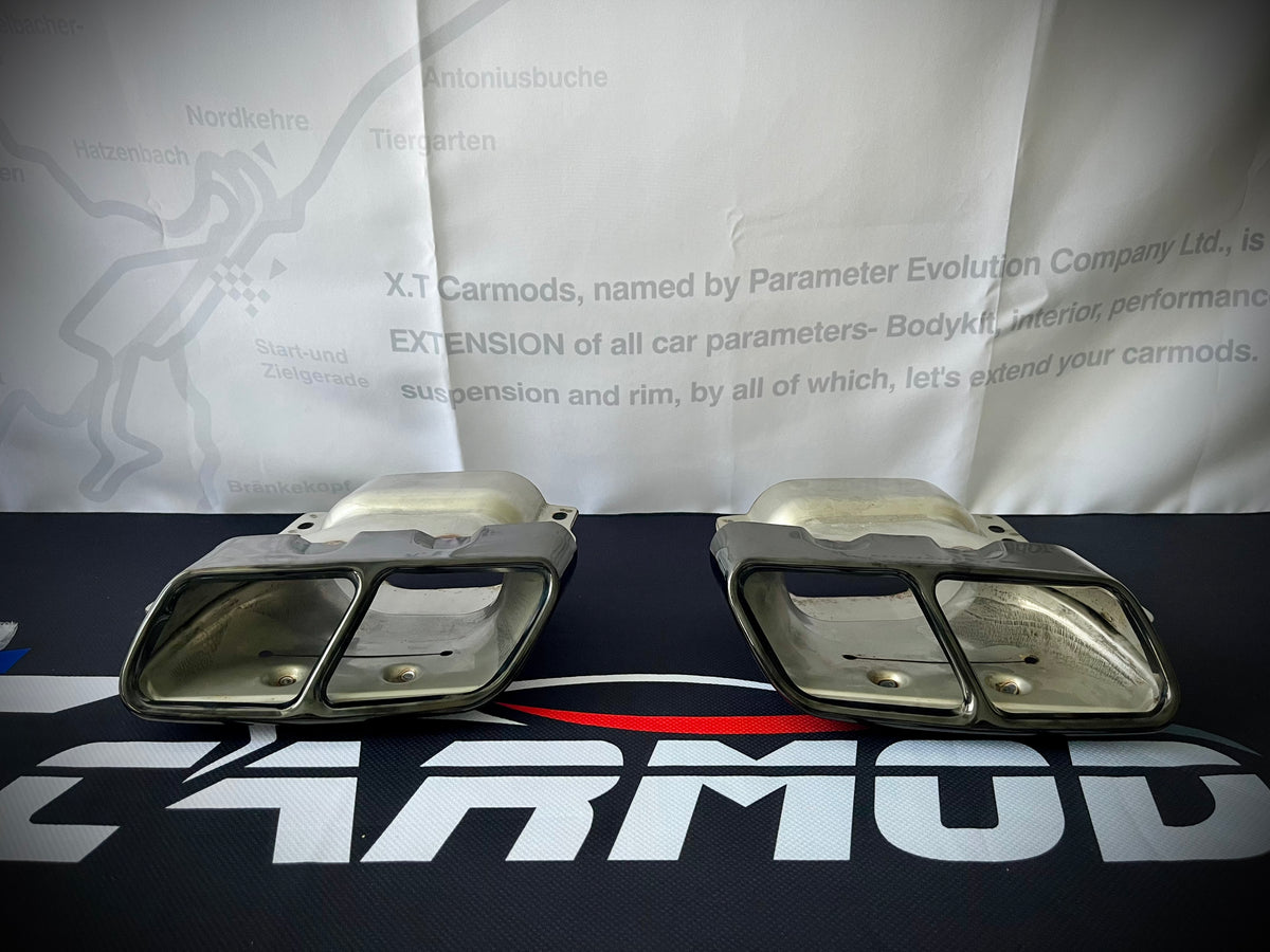 Quad exhaust tip for CLA45 AMG