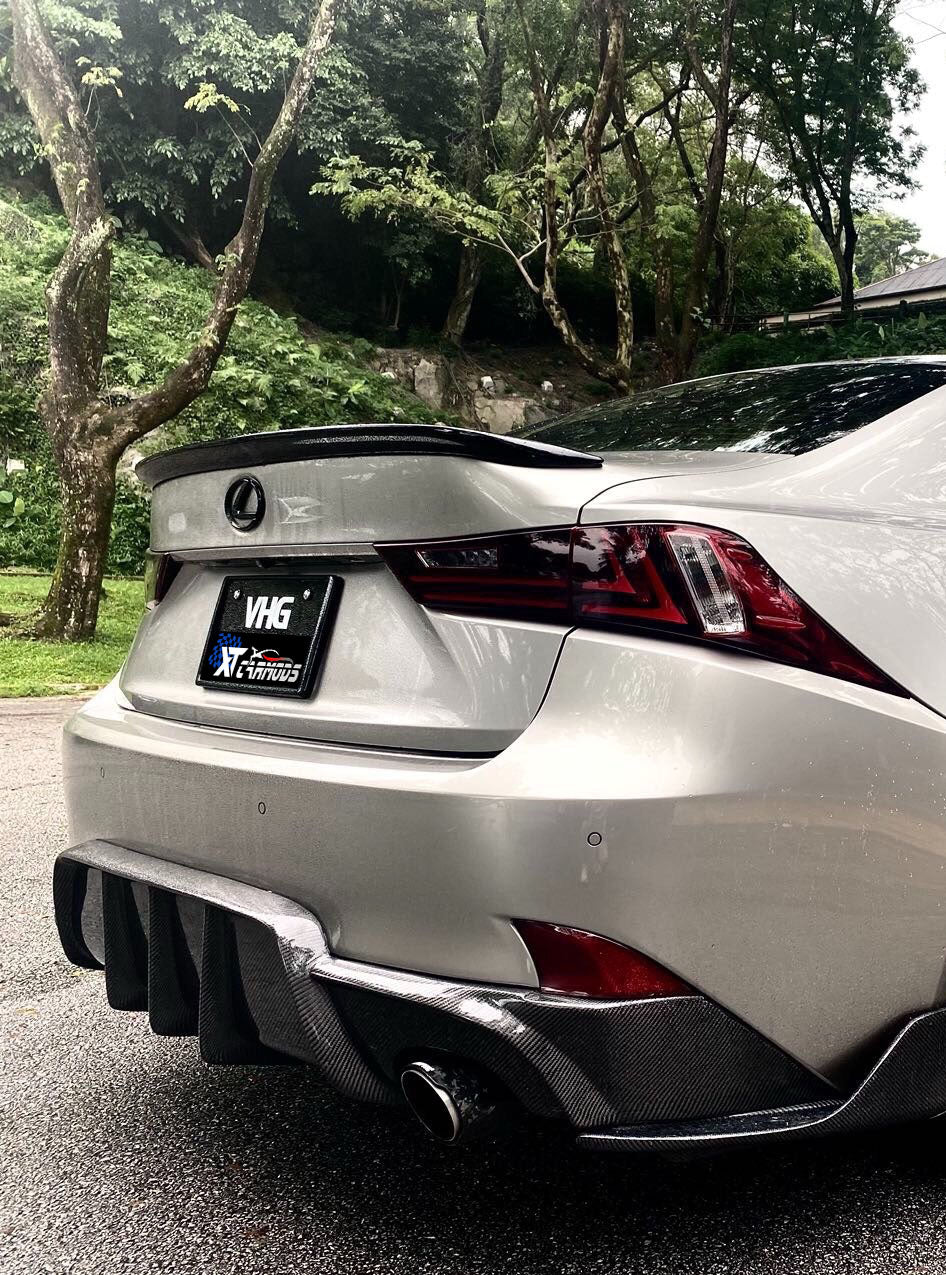 FR Rear Diffuser for Lexus 2013-2016