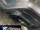 Quad exhaust tip for CLA45 AMG