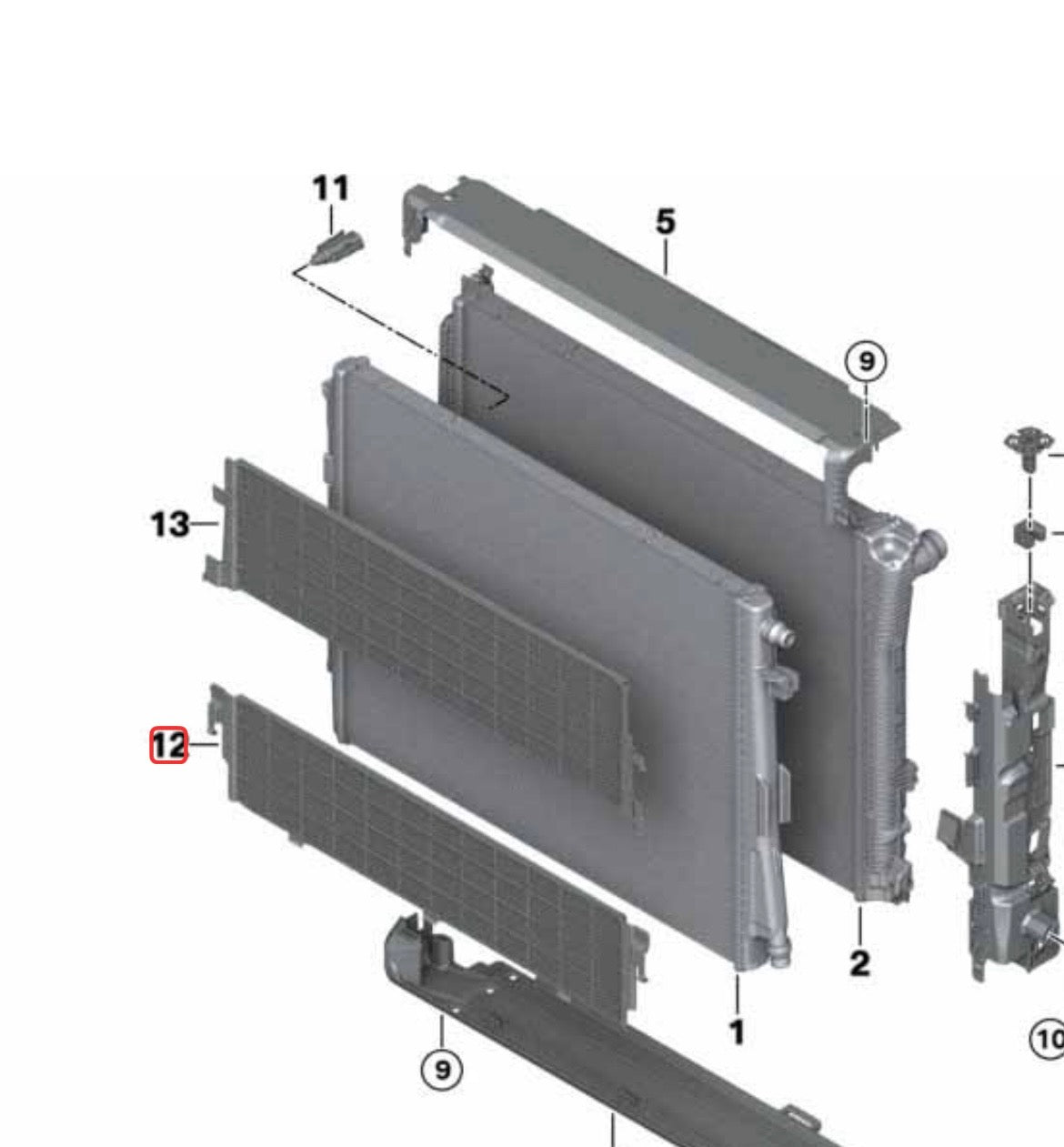 Middle Grille for M2 G87