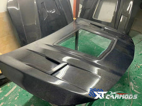 Carbon Fiber hood with middl glass for CLA45 AMG W117