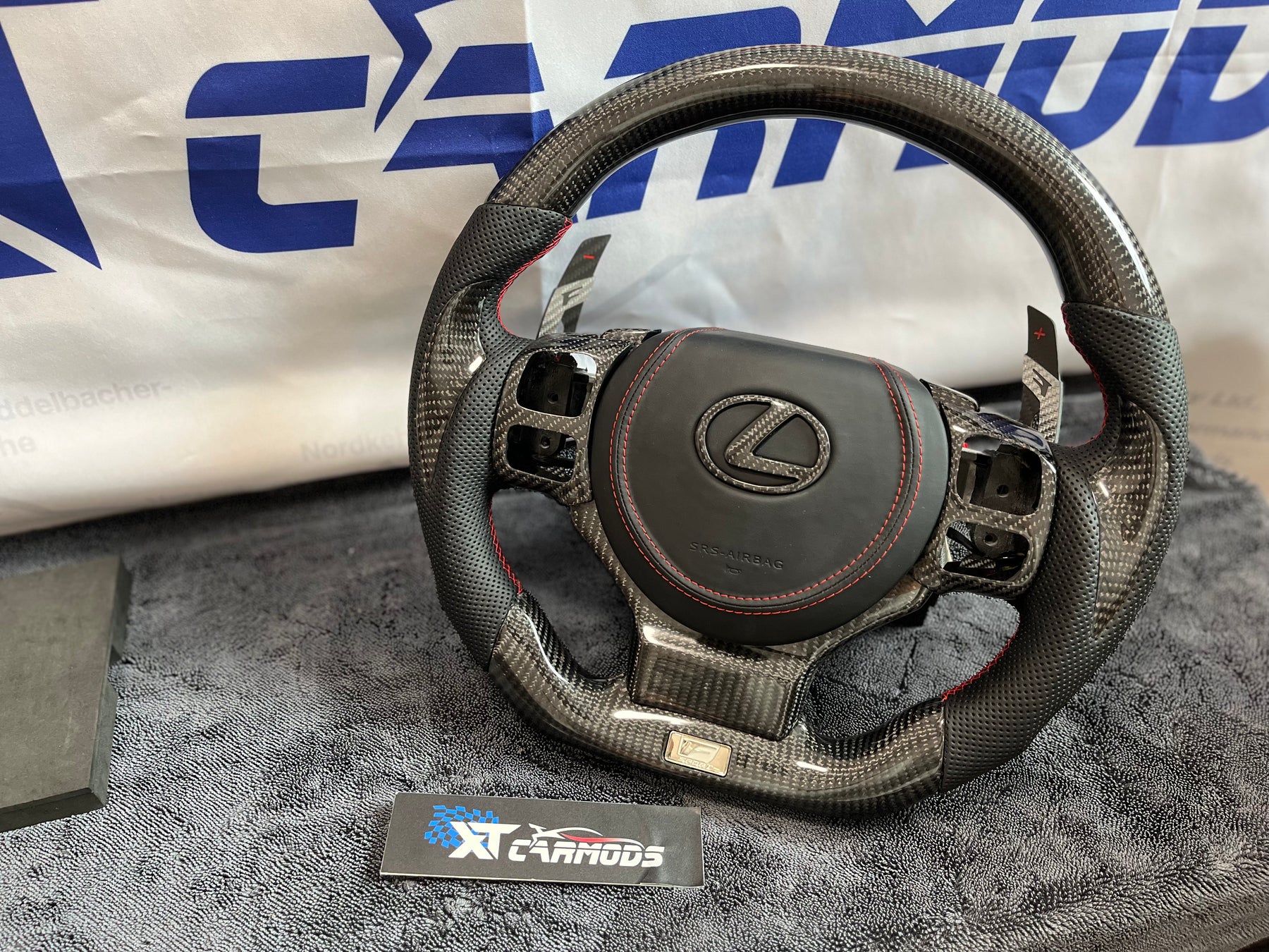 XT-C8 Carbon Fiber Steering Wheel for Lexus IS/RC/CT/NX