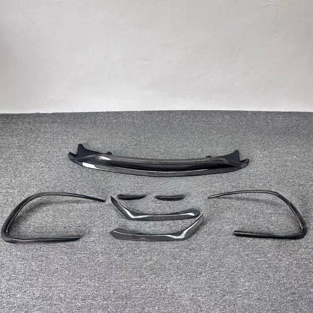 Front Bumper Carbon Fiber Trim Kit(7-piece) for CLA45 AMG