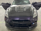 Top Secret carbon fiber hood for GTR R35