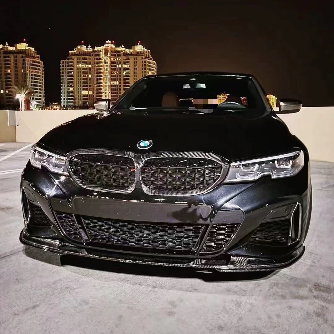 3D-design style front splitter for BMW G20 3 Series