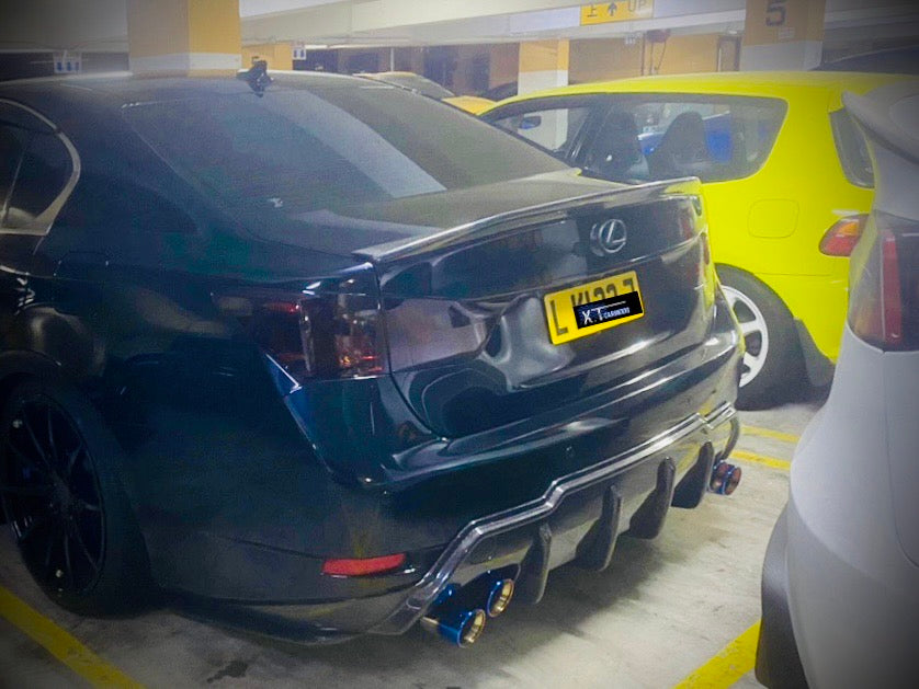 Tom's-style rear diffuser for Lexus GS