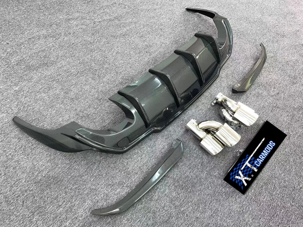 Tom's-style rear diffuser for Lexus GS