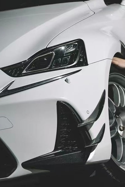 Carbon-Fiber Side Splitter of front bumper for Lexus IS(2013-2020)