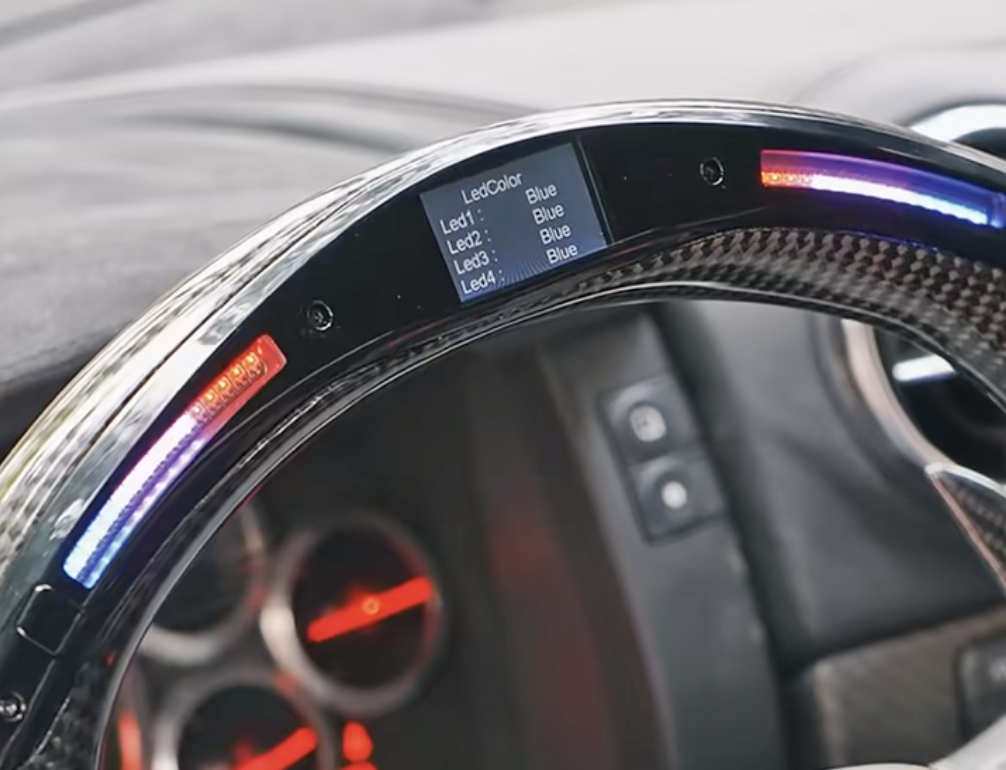 XT-A GTR Race-light Carbon Fiber Steering Wheel