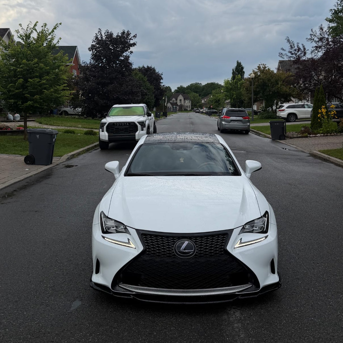 Aimgain-style front splitter for Lexus RC 2015-2017