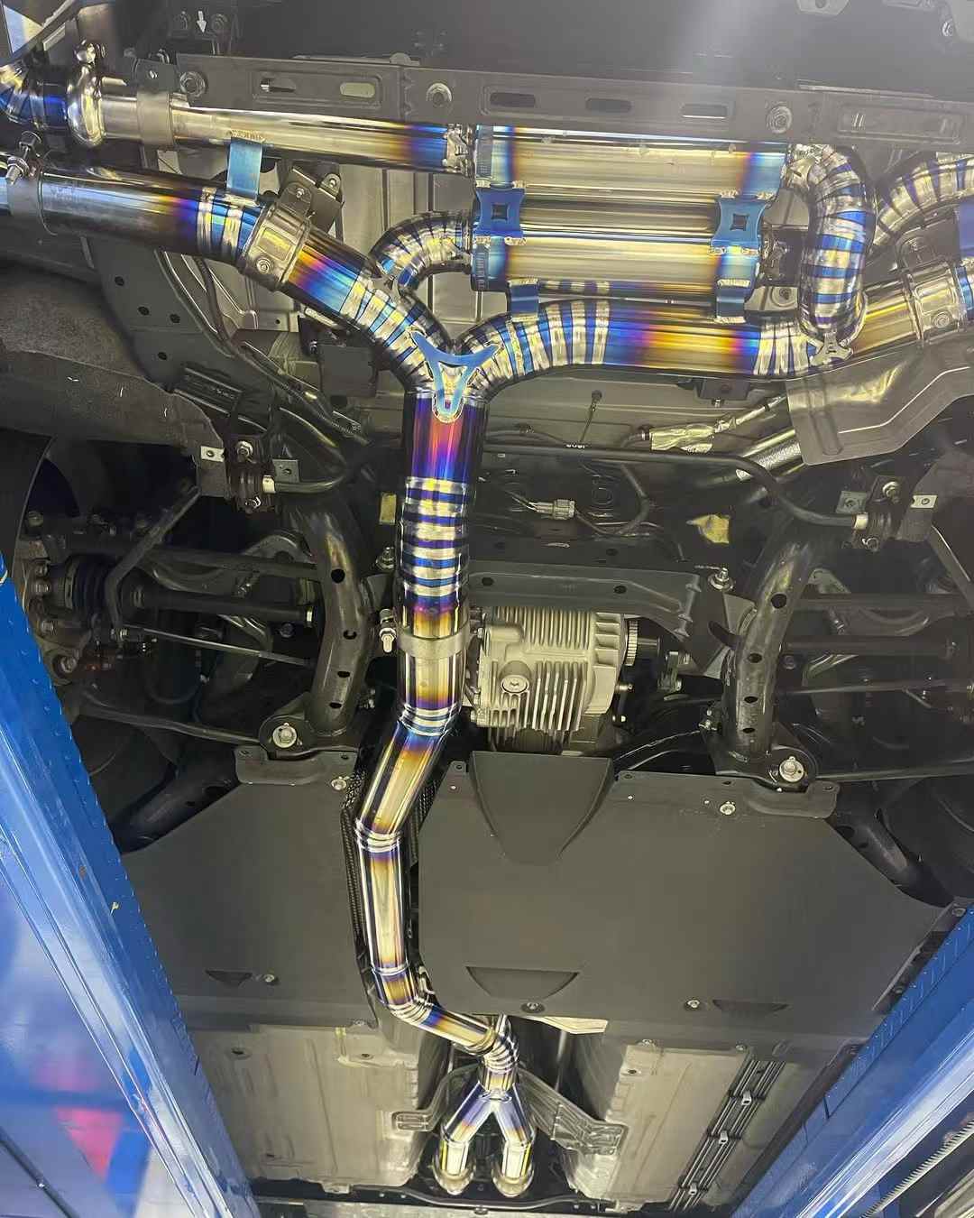 Valvetronic exhaust system for GTR R35