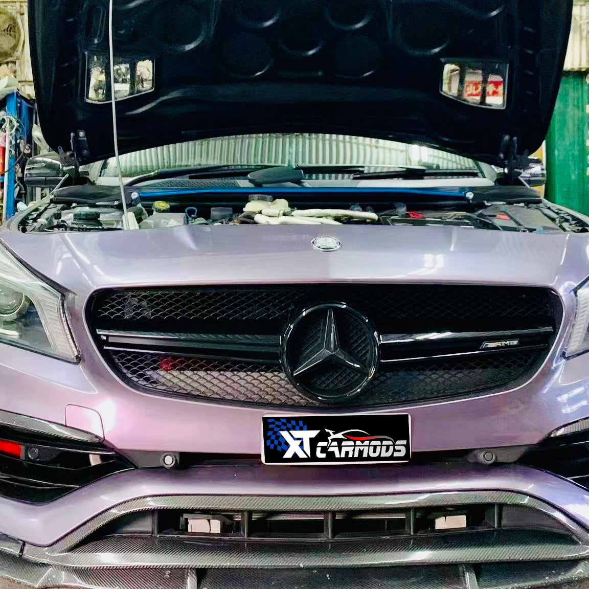 Black Middle Grille for CLA45 AMG