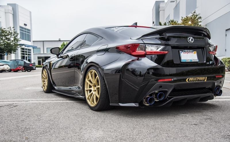 Varis-style diffuser kits for Lexus RCF 2014～2025